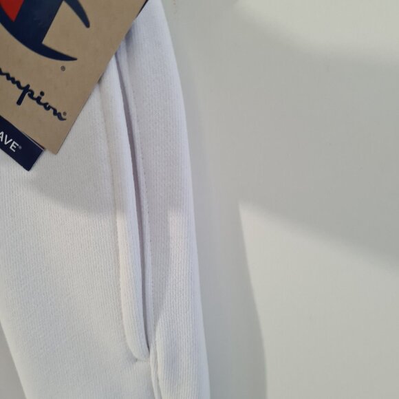 Champion Men's Reverse Weave Joggers Fleece Black White - Picture 11 of 15